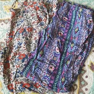 2 Pair of Palazzo Pants Small